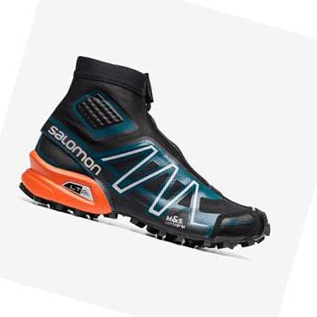 Salomon SNOWCROSS ADVANCED Erkek Spor Ayakkabı Siyah Mavi Turuncu | TR 3443PJJ